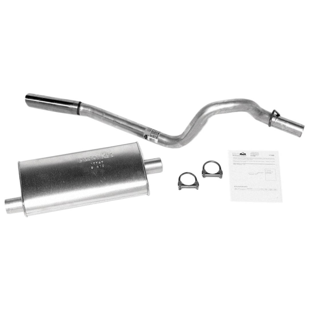 Product of Dynomax 17340 Super Turbo Cat Back System Single Exhaust System Kit 