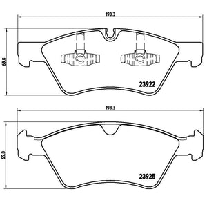 Product of Brembo P50063 Brake Pad - Set Of 4 