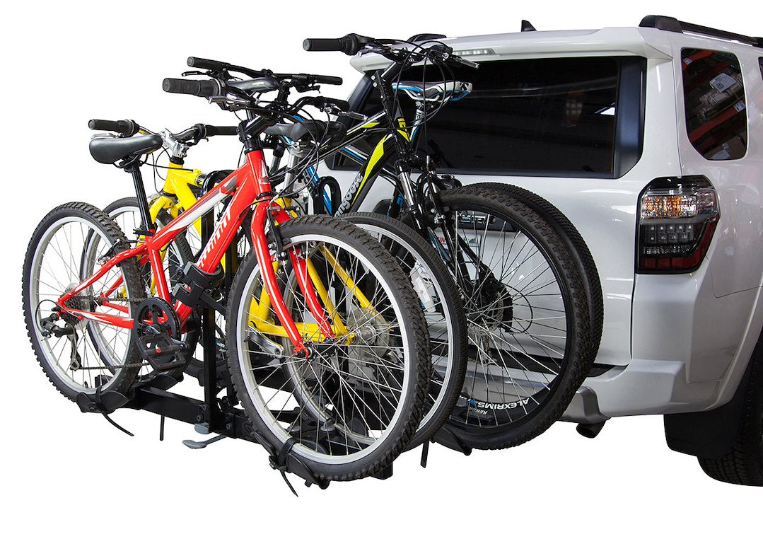 Product of Saris 4414B 4 Bikes Bike Tire Clamp Bike Rack - Receiver Hitch Mount No 