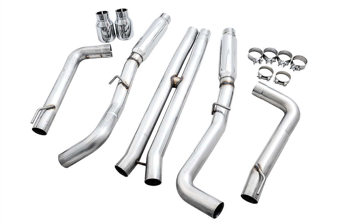 Product of AWE Tuning 3015-32112 Track Edition Cat-Back System Single Exhaust System Kit 