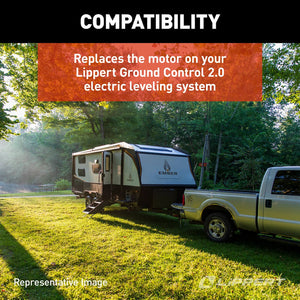 Product of Lippert Components 241795 Trailer Landing Gear Motor