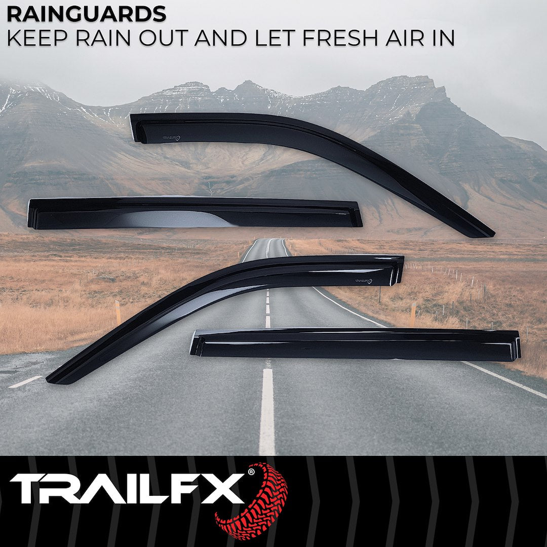 Product of TrailFX 4739H Outside Channel Rainguard 