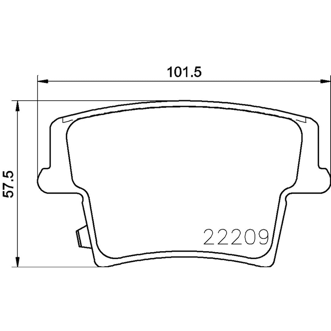 Brembo P11040 Brake Pad||p11040_Drw.Jpg||88||brmp11040||1754926