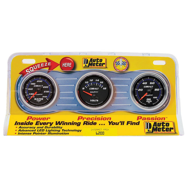 Equus Gauges E6200 Gauge Oil Pressure/ Voltmeter/ Water Temperature||6200.Jpg||85||e20e6200||1353841