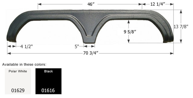 Icon 01616 Fender Skirt||01616-Rvfenderskirt-Tandem-Gulfstream-Fs764.Jpg||85||i6s01616||2254424
