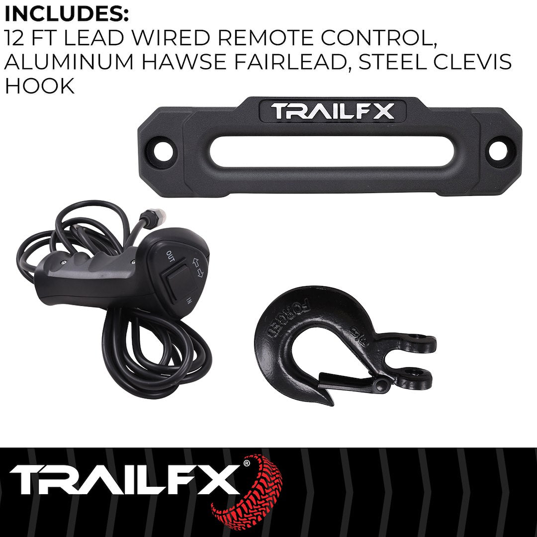 Product of TrailFX WXVS95B 9500 Pound Vehicle Recovery Winch 