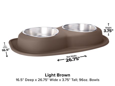 Weathertech (Usa) Dl9603lb Pet Dish||petcomfort_Dl9601_Lightbrown.Png||85||w24dl9603lb||1505756