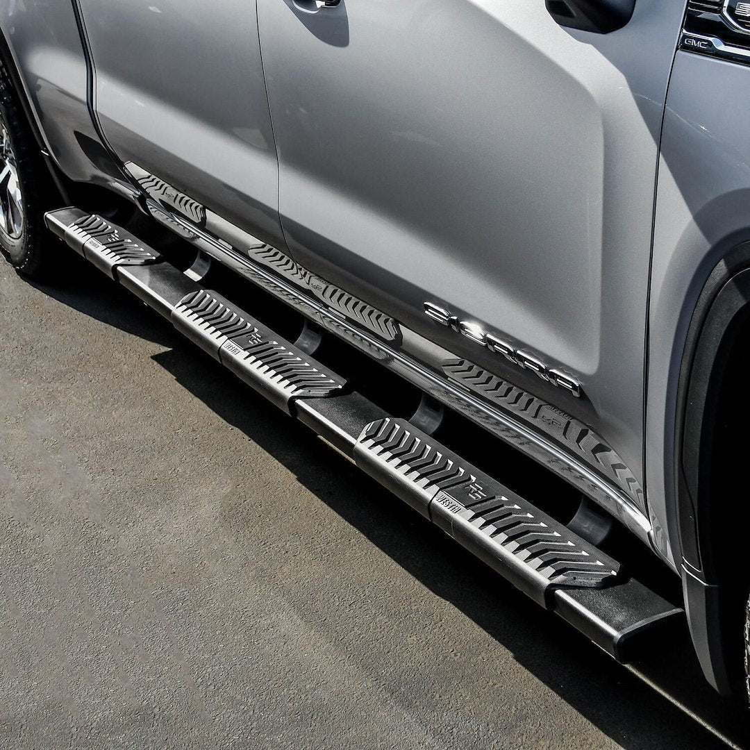 Product of Westin Automotive 28-534695 Black Powder Coated Oval Nerf Bar - Truck Wheel To Wheel 