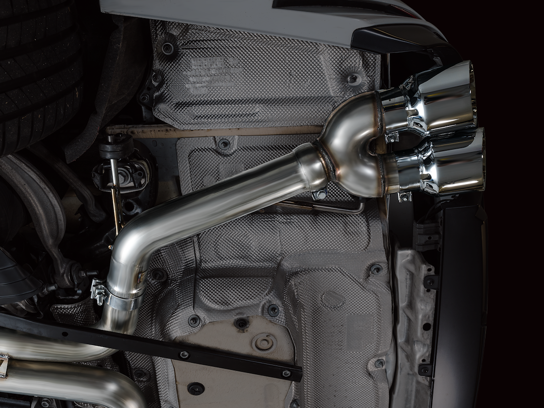 Product of AWE Tuning 3020-42101 Track Edition Cat-Back System Dual Exhaust System Kit 