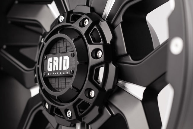 Product of Grid Wheels 17x9 Black With Natural Accents Wheel - Not Applicable Bolt Pattern 