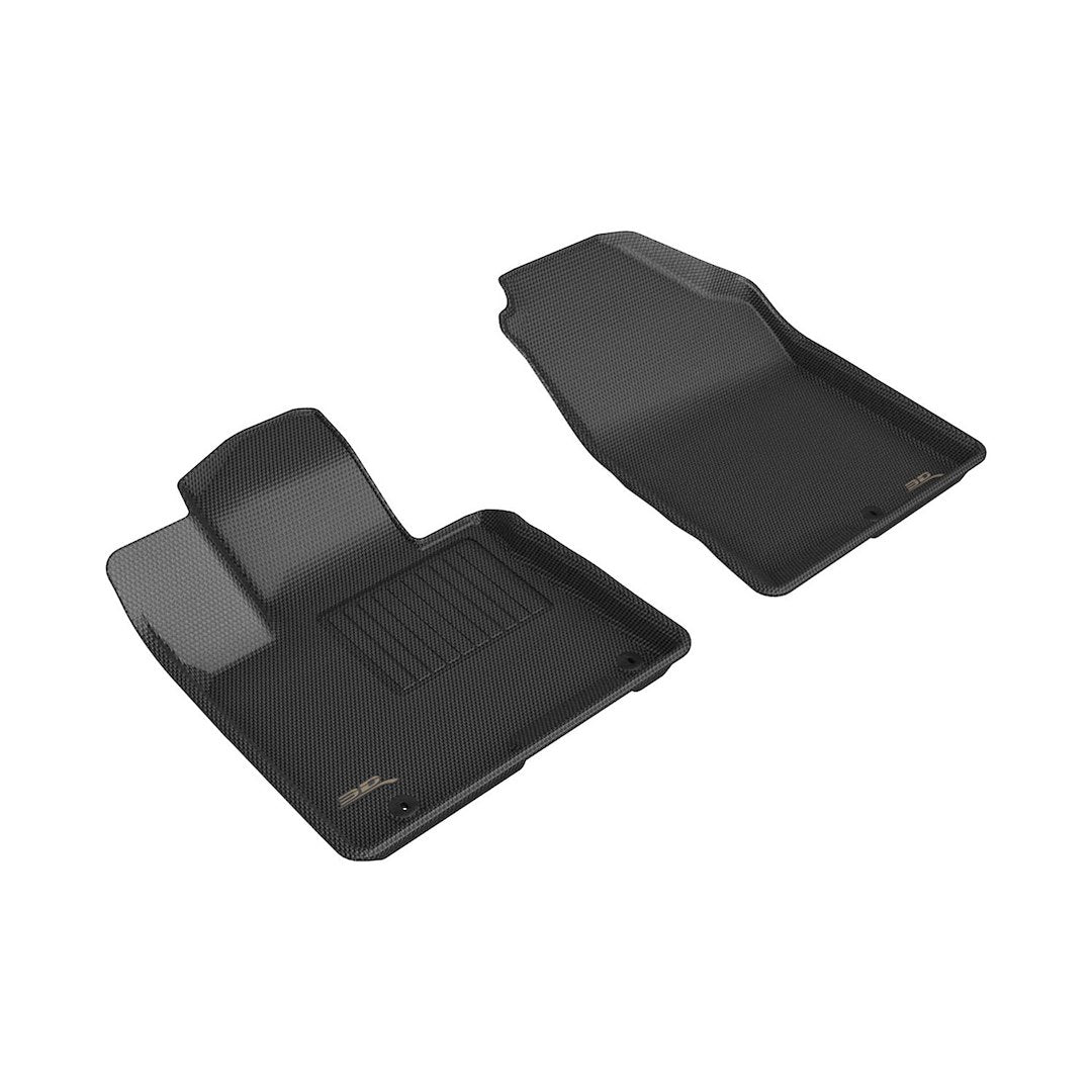 Product of 3D Mats KAGU L1HY13501509 Black Thermoplastic Rubber Of Carbon Fiber Texture Floor Liner 