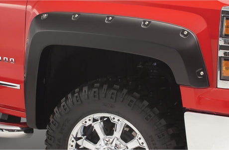 Product of Bushwacker 40909-02 Pocket Style/ Exposed Fasteners Black Fender Flare - Set Of 4 