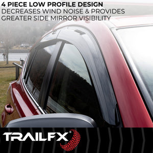Product of TrailFX 4888H Outside Channel Rainguard 
