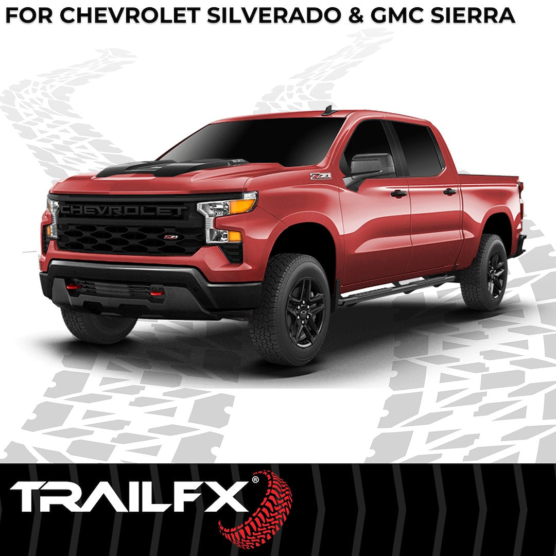 Product of TrailFX AL4004B TrailFX A4 Series Nerf Bar With Surface Steps 