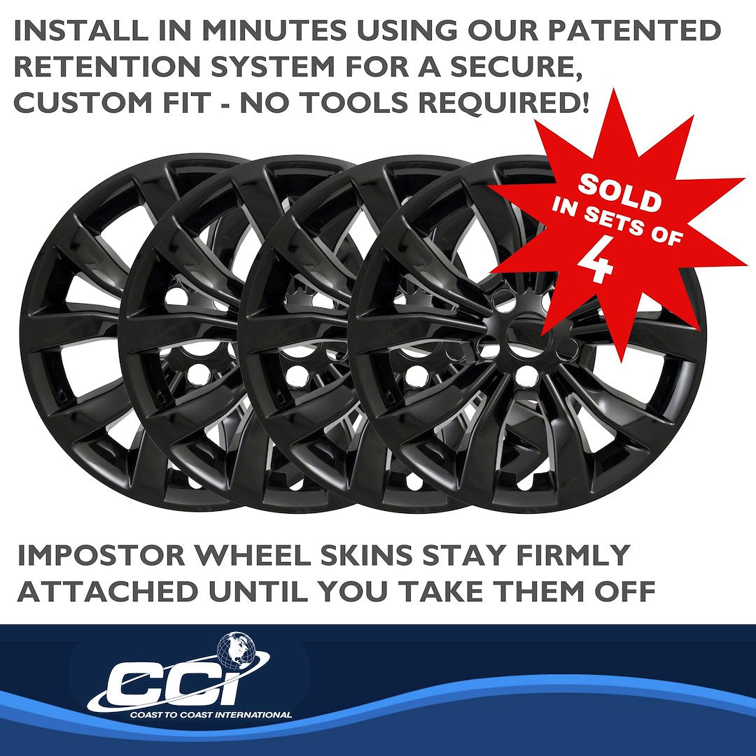 Product of Coast To Coast IWCIMP381BLK Black Set Of 4 
