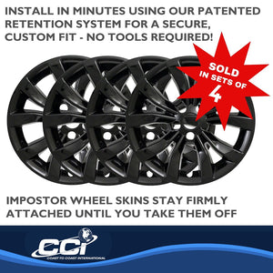 Product of Coast To Coast IWCIMP381BLK Black Set Of 4 