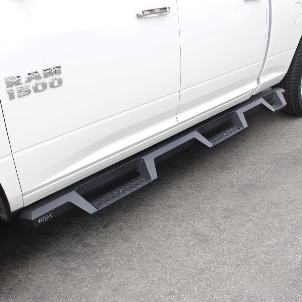 Product of Westin Automotive 56-534325 Black Powder Coated Square Nerf Bar - Truck Wheel To Wheel 