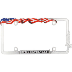 Cruiser 31030 License Plate Frame||31030_Main-United_We_Stand_Chrome-Outpack.Jpg||85||c3431030||1098582