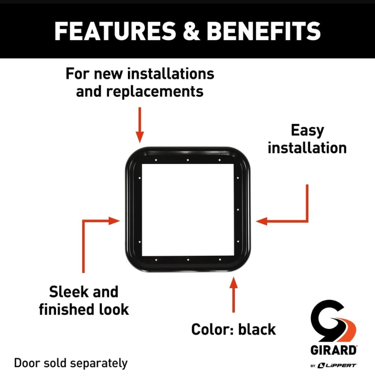 Lippert Components 2022107546 Water Heater Access Door Frame||2022107546_2.Png||87||m6v2022107546||1774337