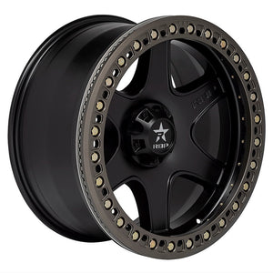 Product of RBP (Rolling Big Power) 17x9 Black With Bronze Bead Lock Ring Wheel - 8x6.50 Bolt Pattern 