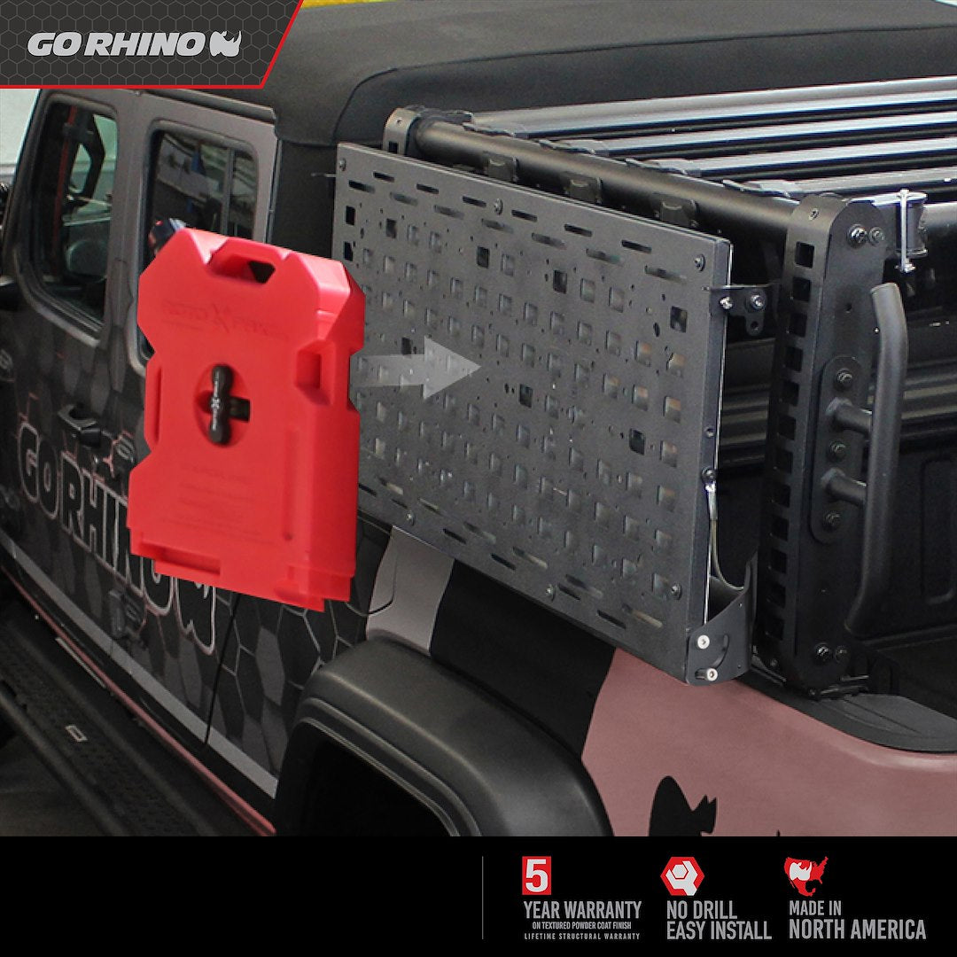 Product of Go Rhino 5950115t Bed Cargo Rack Side Rail Panel