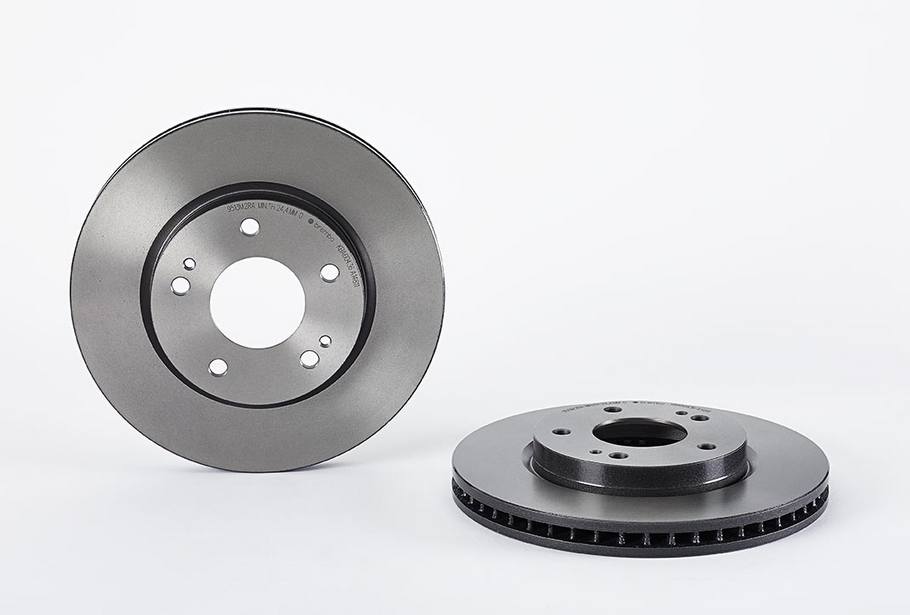 Product of Brembo 09A14811C02 Vented 1 Piece Brake Rotor 
