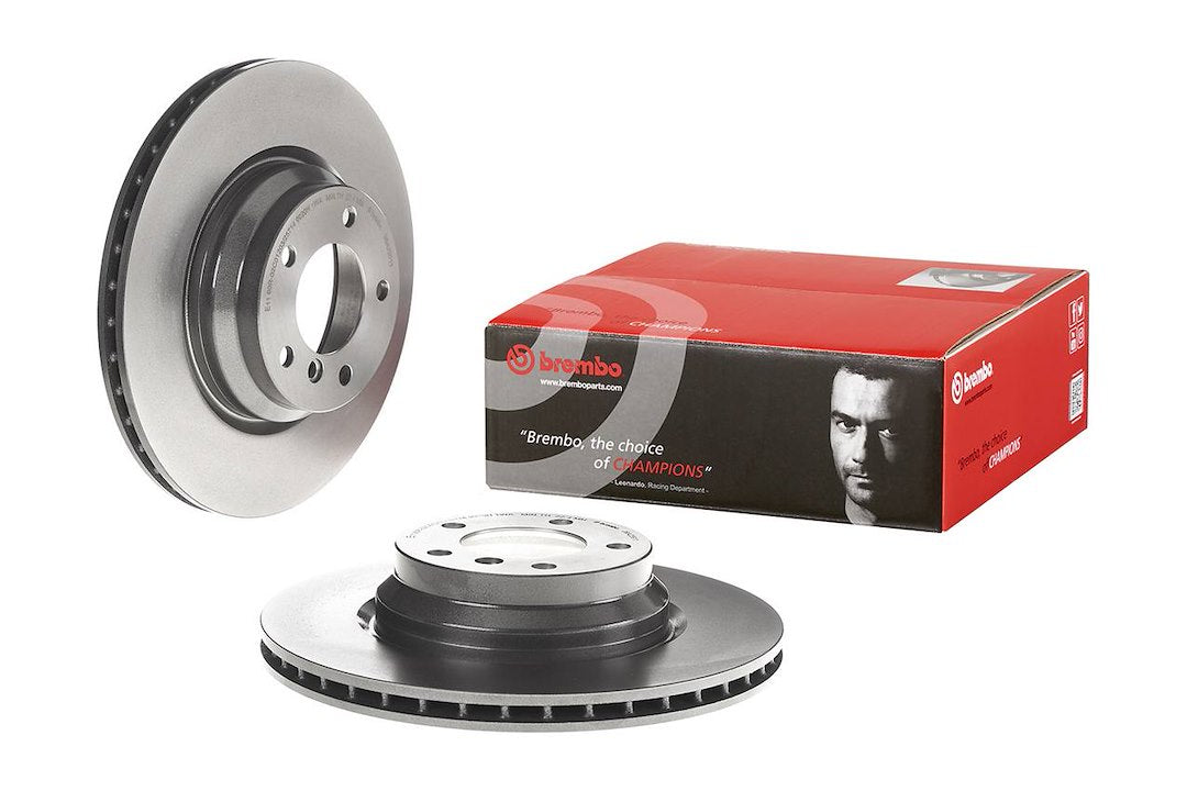 Product of Brembo 09A25911C02 Vented 1 Piece Brake Rotor 