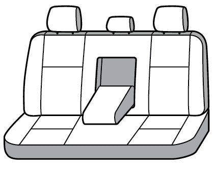 Product of Covercraft SS7483PCCH SeatSaver® Charcoal Black Polycotton Seat Cover 