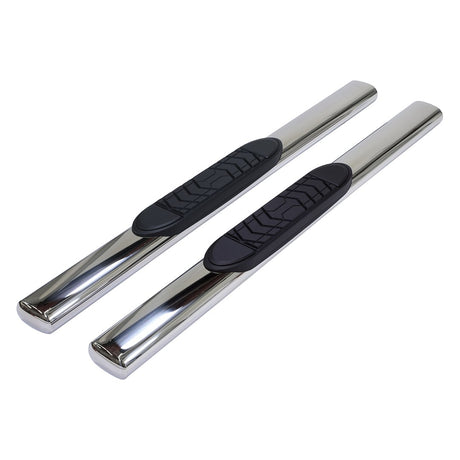 Product of TrailFX A7029S TFX 5" Oval Straight Side Bars Nerf Bar With Surface Steps 