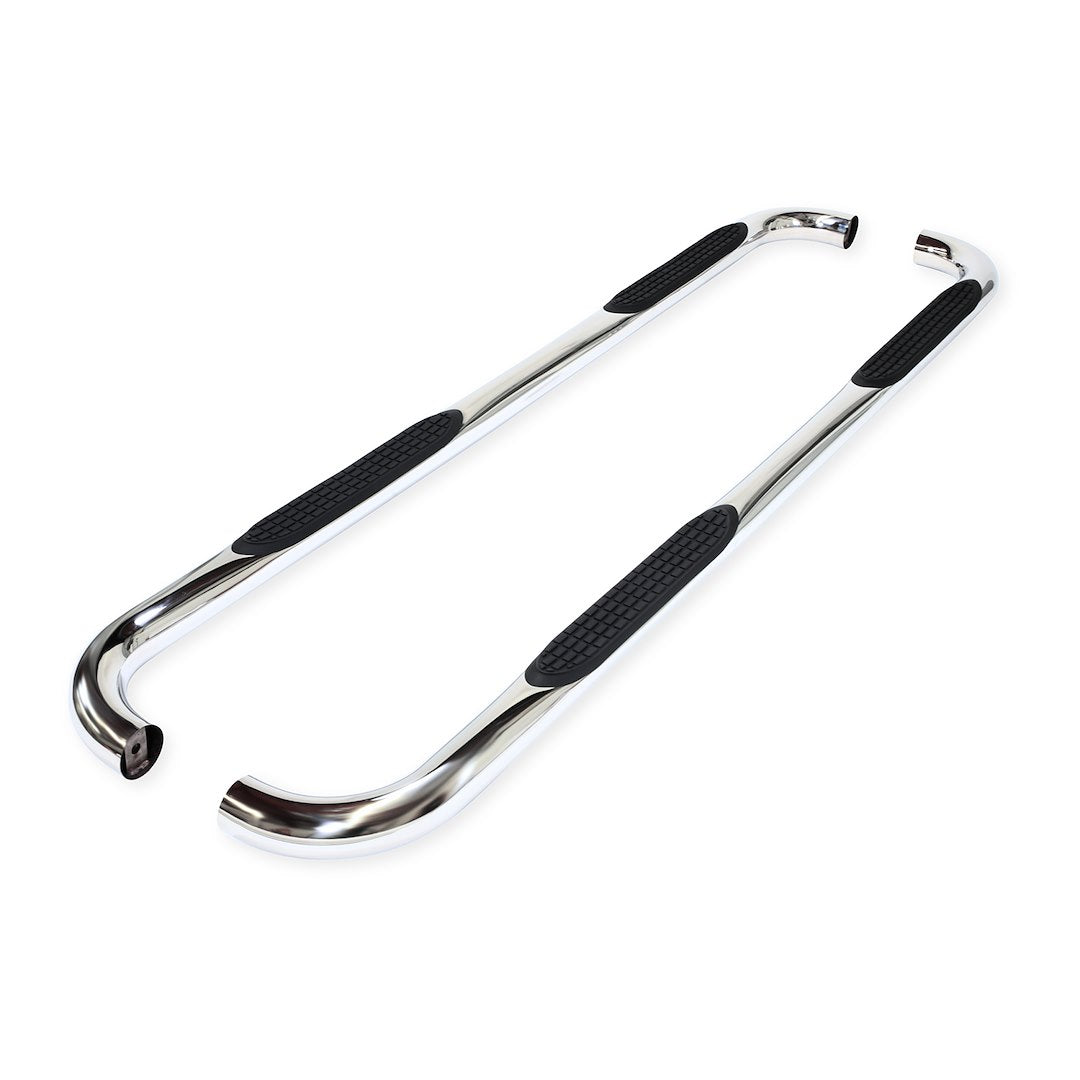 Product of TrailFX A0041S TFX Round Tube Side Steps Nerf Bar With Surface Steps 