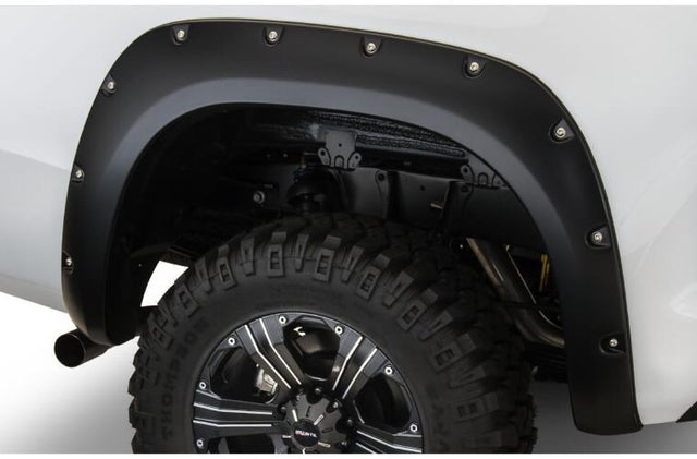 Product of Bushwacker 30911-02 Pocket Style/ Exposed Fasteners Black Fender Flare - Set Of 4 