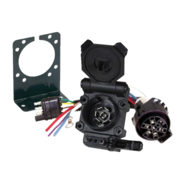 Husky Towing 33061 Trailer Wiring Connector Adapter||hus_33061_4 Flat To 7rv And 4 Flat Wiring Kit Gf.Jpg||85||hus33061||938496
