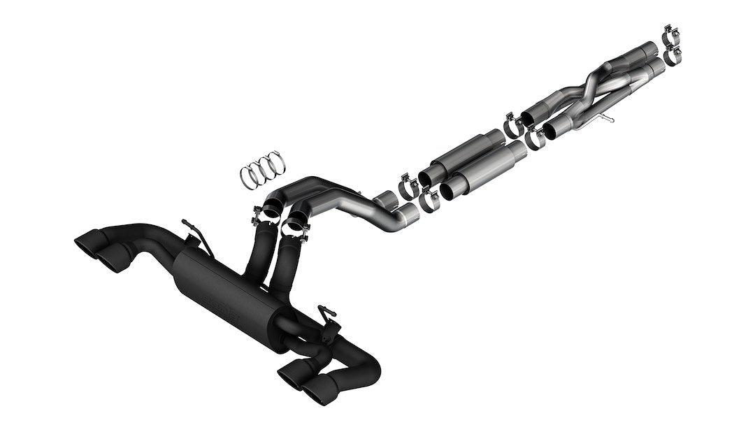 Product of Borla 140893CB ATAK ® Series Cat Back System Dual Exhaust System Kit 
