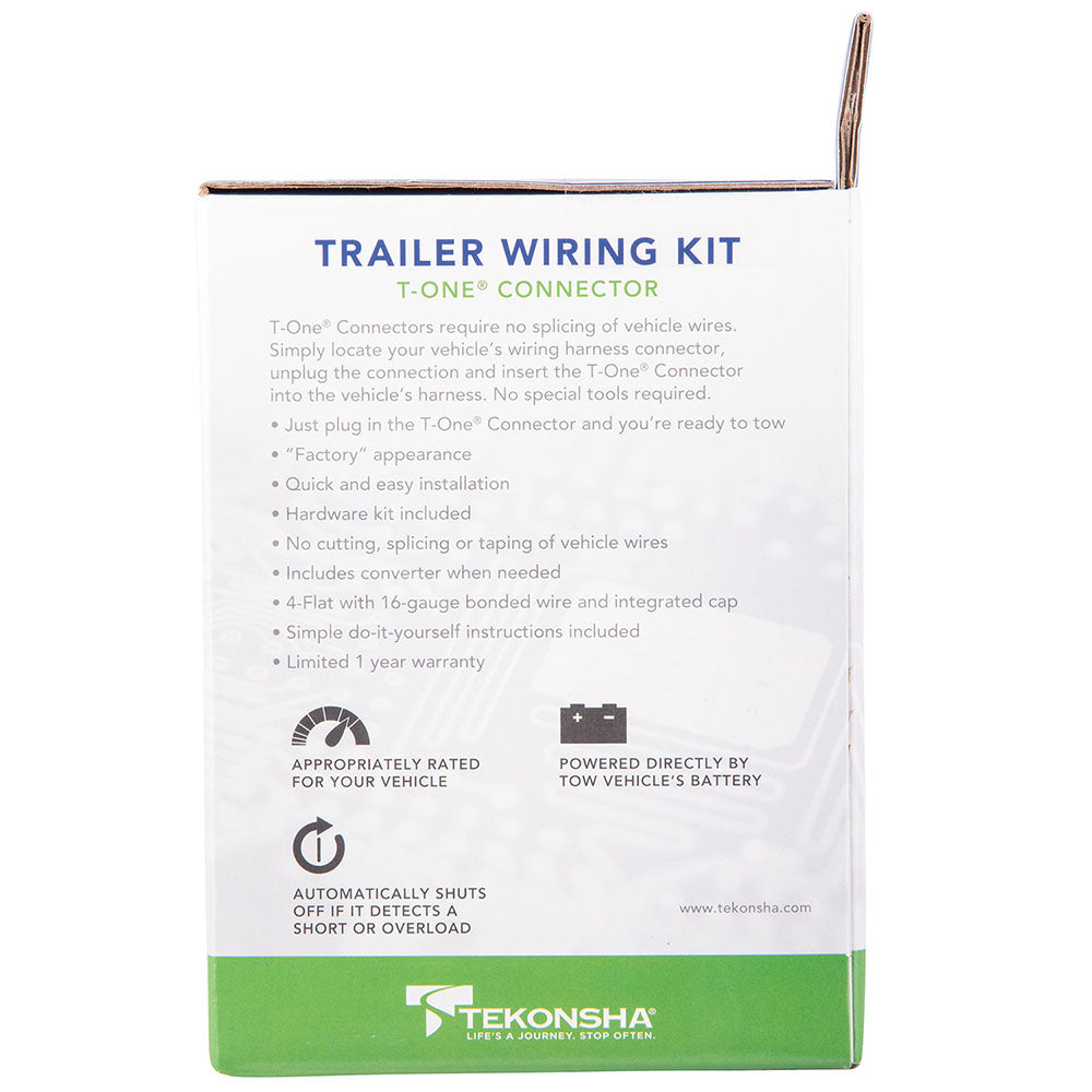 Product of Tekonsha 118785 Vehicle End 4 Flat Trailer Wiring Connector 