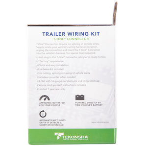 Product of Tekonsha 118785 Vehicle End 4 Flat Trailer Wiring Connector 