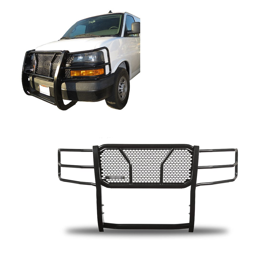 Product of Black Horse Offroad RU-GV02MA-B Grille Guard  