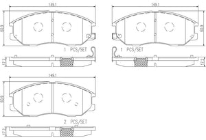 Brembo P30078n Brake Pad||p30078n_2.Jpg||86||brmp30078n||2091710