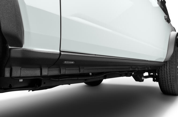 Product of Bushwacker 14117 Black Thermoplastic Olefin-TPO Flat Rocker Panel Guard 