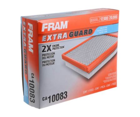 Product of Fram Filter CA10083 Extra Guard® OEM Disposable Air Filter 