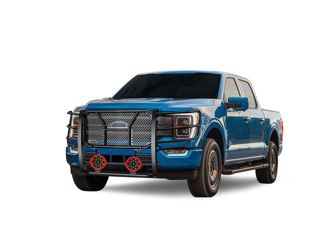 Product of Black Horse Offroad RU-FOF116-B-PLR Grille Guard  