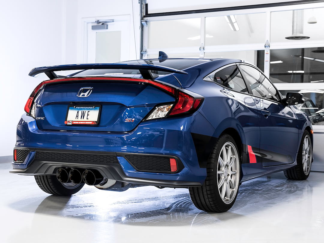 Product of AWE Tuning 3020-53010 Track Edition Cat-Back System Single Exhaust System Kit 