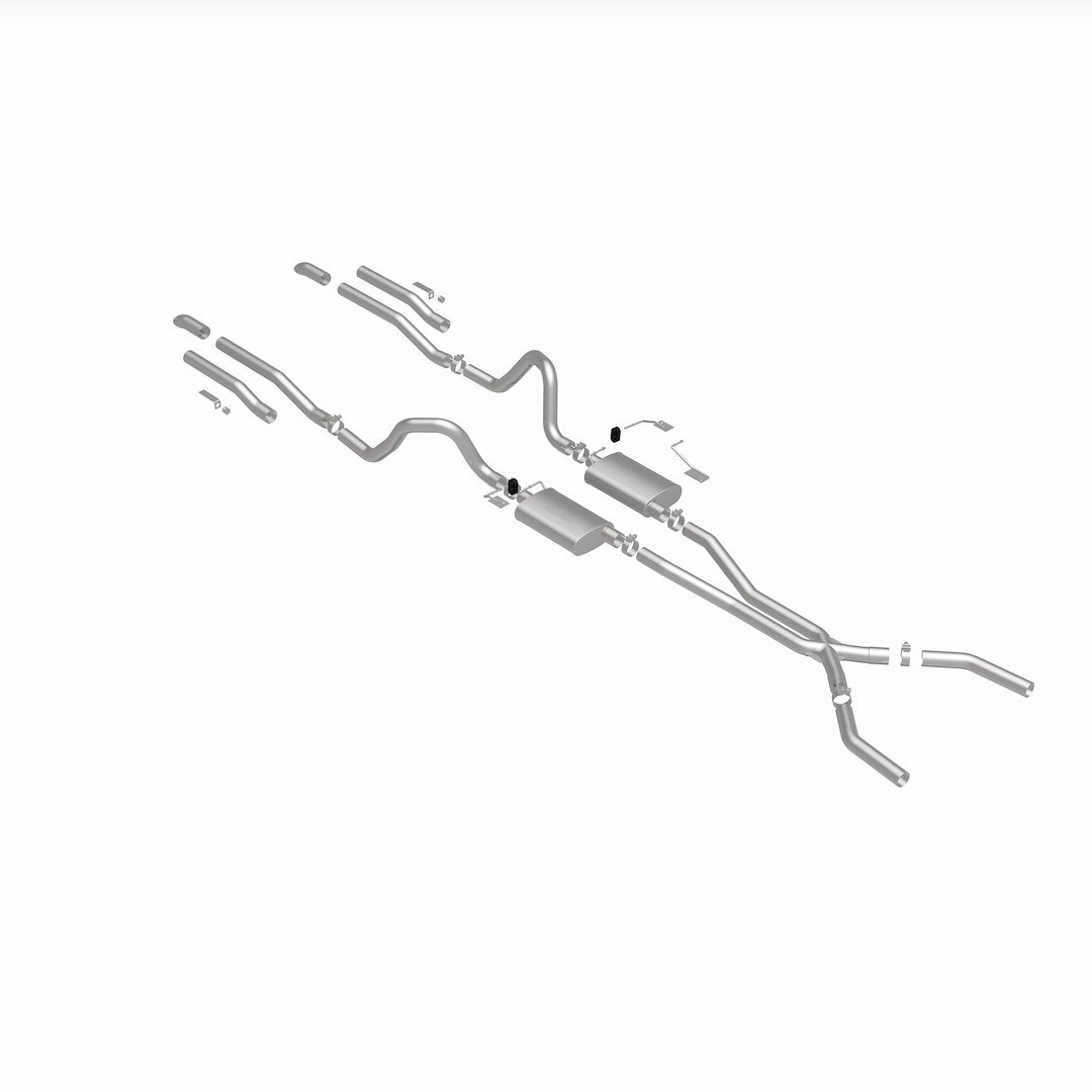 Product of Magnaflow Performance 19303 Street Cat-Back System Dual Exhaust System Kit 