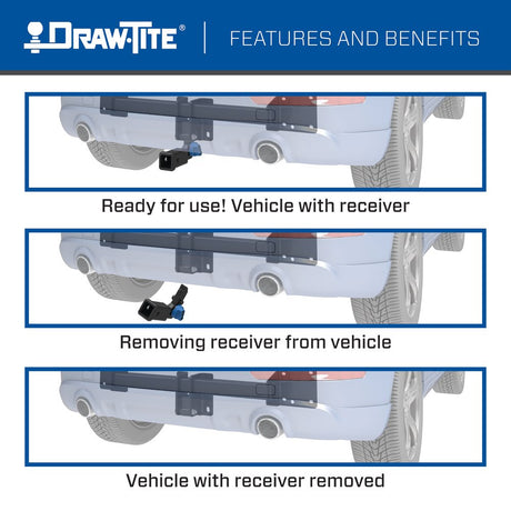 Product of Draw-Tite 76914 Class III Trailer Hitch Rear w/ 2 Inch Receiver 