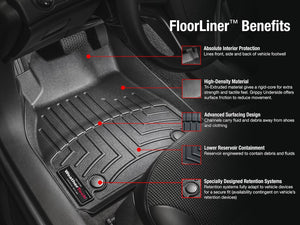 Product of Weathertech (USA) FloorLiner ™ 4416921 Black Thermoplastic Polyolefin (TPO) Floor Liner 