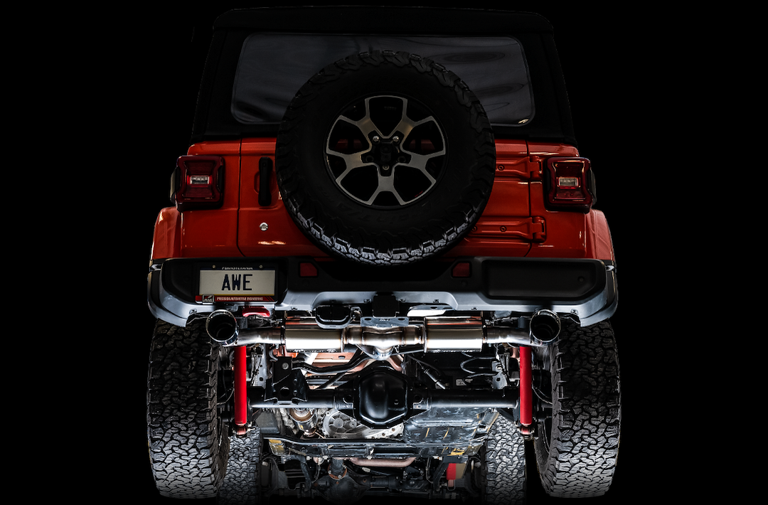 Product of AWE Tuning 3015-32001 Tread Edition Axle-Back System Dual Exhaust System Kit 