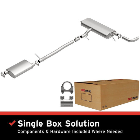 Product of BRE Exhaust 106-0020 Direct-Fit Exhaust Series Cat-Back System Exhaust System Kit 