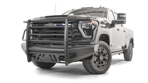 Product of Fab Fours CH24-Q6160-1 Black Steel Elite Steel Matte Powder Coated Bumper 