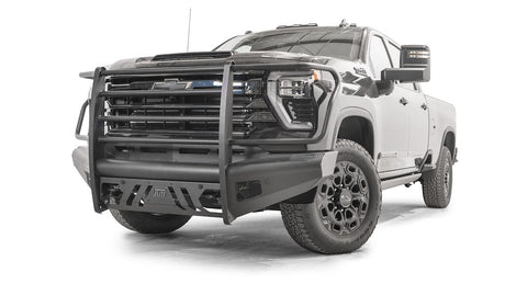 Product of Fab Fours CH24-Q6160-1 Black Steel Elite Steel Matte Powder Coated Bumper 