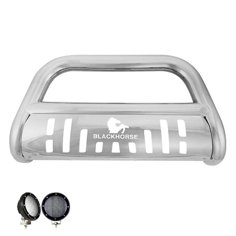 Product of Black Horse Offroad BBJPRE-SP-PLFB Bull Bar  with skid plate 