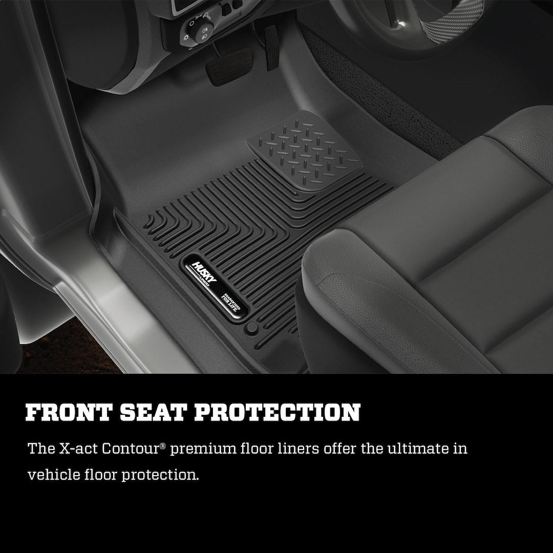 Product of Husky Liner X-act Contour™ 53611 Black Thermoplastic Elastomer (TPE) Floor Liner 